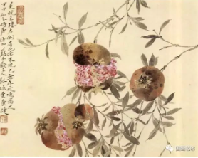  分享两种石榴的画法步骤 