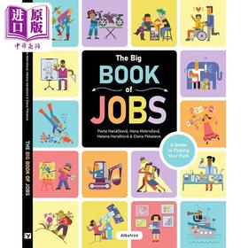 【中商原版】职业的大本书 Big Book of Jobs 英文原版 儿童科普绘本 知识百科图书 精装 进口图书 图文并茂的儿童职业指南