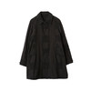 YOKE BLOCK-JACQUARD HALF COAT 格子提花中长款风衣外套 商品缩略图3