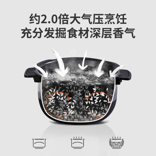 福库双变压力IH饭煲CRP-LHTR1011FW 商品图4