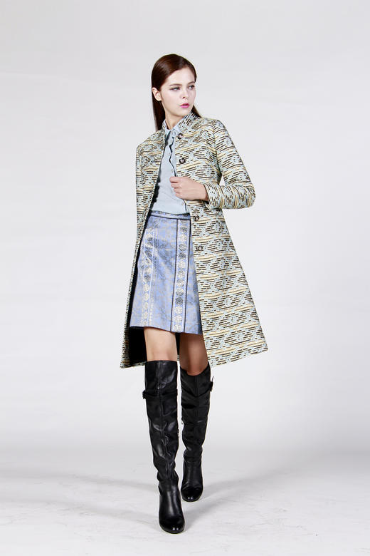 【伯妮斯茵】176D011--金色风衣--暗夜留香--《宁静之美--伊斯兰艺术》 商品图7