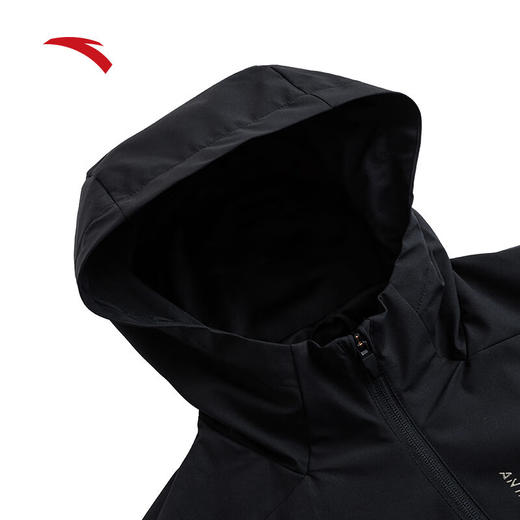 【无货更换】安踏（ANTA）防泼水连帽运动外套男春季梭织户外登山跑步健身上衣152417604S 商品图3