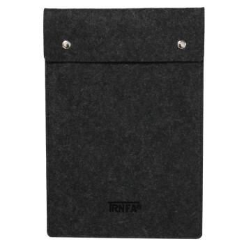 信发 TRNFA MZ-170 竖款黑色A4毛毡文件袋/手拿按扣文件套 创意办公资料收纳包 IPAD保护套袋 商品图1