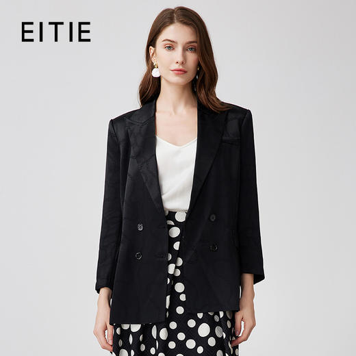 EITIE爱特爱春季新款洋气纯色西装外套女7403101 商品图1