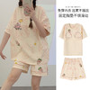 2025新款【带胸垫睡衣女 夏天纯棉短袖套装】初夏款 家居服女 网红风夏季家居服 商品缩略图14