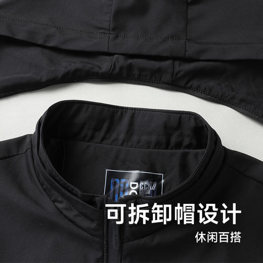 【可拆卸帽】【新款DWP】大依优型大码夹克外套加肥加大肥佬休闲商务上衣男士胖子 商品图1