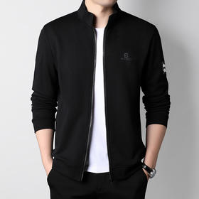 【新款DK】大依优型大码立领外套夹克加肥加大肥佬休闲上衣男士胖子商务