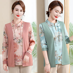 MC T221妈妈洋气薄款T恤打底衫