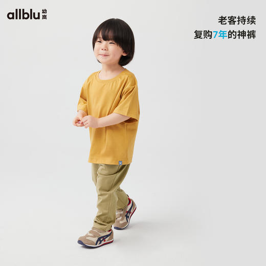 【好友特惠-复购神裤】柔软耐洗抗造「回头裤」24春新款儿童百搭长裤ZY 商品图1