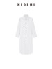 HIDEMI 极简微褶皱立领设计感宽松大廓形薄款多穿式长风衣 商品缩略图10