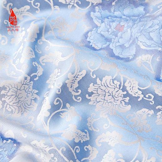 SAINTJOY/上久楷宋锦双面披肩 青瓷  SJS21001 商品图10