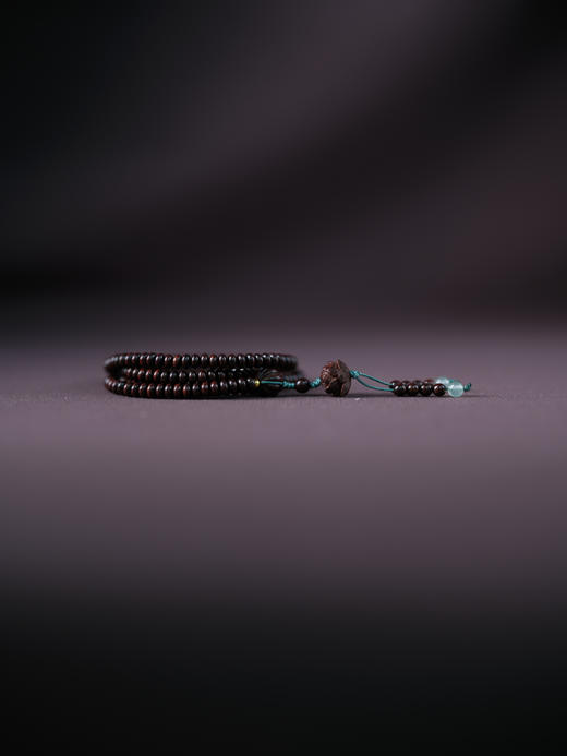 小叶紫檀算盘莲花珠吊坠文玩手串念珠手链项链【器悟雅玩】 商品图1