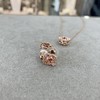 Swarovski 施华洛世奇 三叶草跳动的心套装，最新新款 粉色玫瑰金色调. 美国代购，无中文标签，介意慎拍 us 商品缩略图5