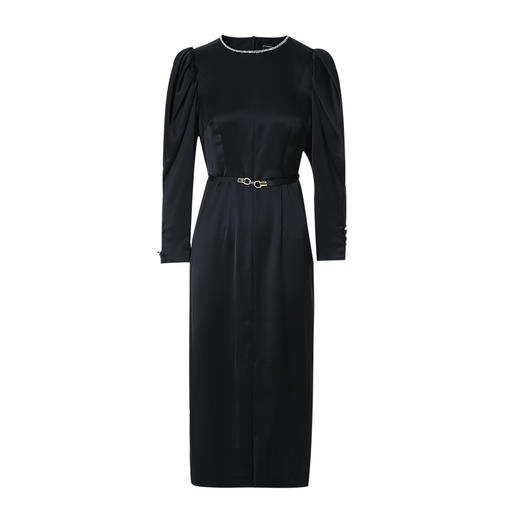 EITIE爱特爱春季新款时尚气质收腰大气显瘦礼服连衣裙女7377003 商品图11