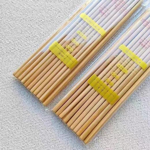 30双 无漆无蜡防霉天然竹筷子家用碳化防滑套装中式餐具酒店饭店批发 商品图5