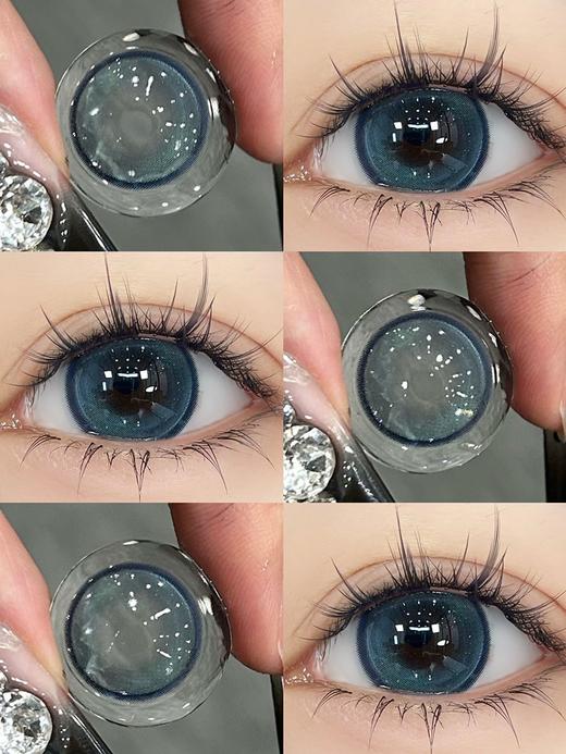 jellydoll 美瞳半年抛 秘境蓝 直径14.5mm着色13.9mm 商品图1