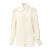 VIMAGE纬漫纪春季新款百搭小众设计镂空衬衣衬衫V2109702 商品缩略图6