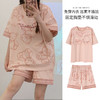 2025新款【带胸垫睡衣女 夏天纯棉短袖套装】初夏款 家居服女 网红风夏季家居服 商品缩略图10