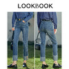 OLrain欧芮儿法式直筒牛仔裤女早春2024新款百搭高腰法棍烟管裤 商品缩略图4