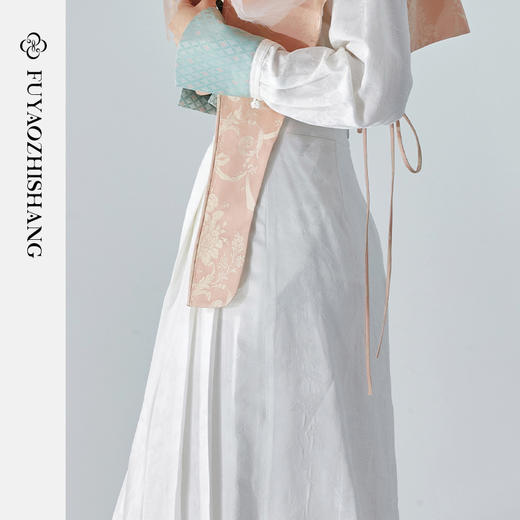 扶摇 新国风半身裙女秋2023通勤改良日常小个子汉元素长裙子 商品图4