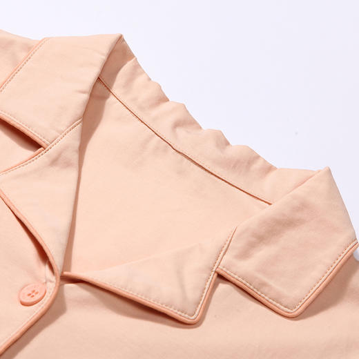 都市丽人生活家居春夏睡衣女32支CVC单面家居服薄款短袖短裤女士套装LH41D2 商品图5