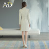 AD职业装气质女神范连衣裙女收腰高级白领上班族正装长袖西服裙秋 商品缩略图4