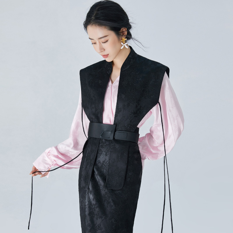 扶摇 淡雅气质新中式套装复古时髦女装