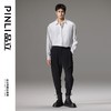 PINLI品立2024秋季新款宽松男士方领长袖衬衫打底衬衣GD241113004 商品缩略图4
