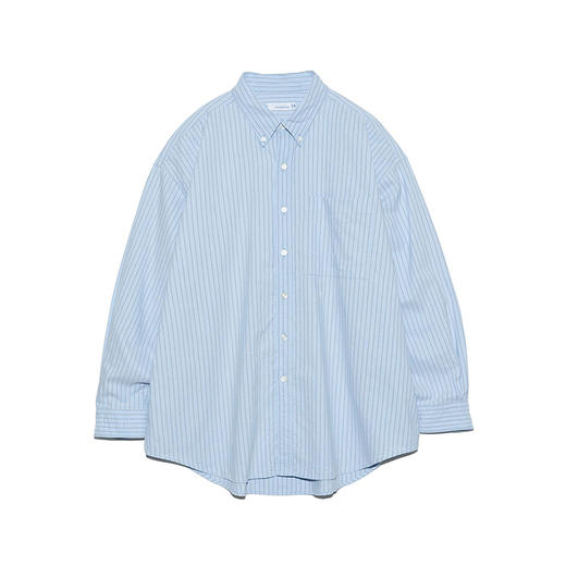 nanamica Button Stripe Shirt 女装纽扣领机能性经典款条纹衬衫 商品图3