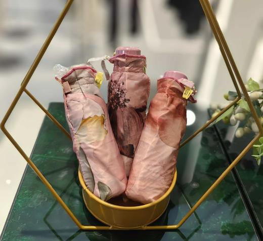 优品堂【墨升】双层同色亲肤防晒面料；超轻金骨、同色骨防紫外线太阳伞 商品图1