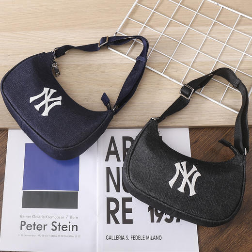 MLB休闲时尚牛仔腋下包 高级感洋气小众包包女包新款 A-2072 商品图0