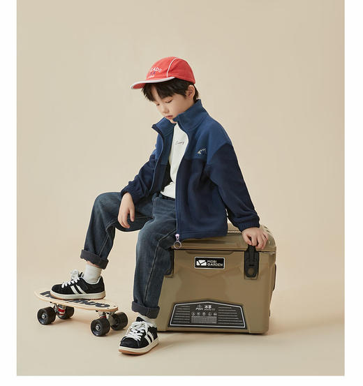 69元两件！新增拼色款【贝叮熊摇粒绒保暖外套】品质很好！出行必备！潮童休闲运动外套商场大几百的品质！ 商品图5