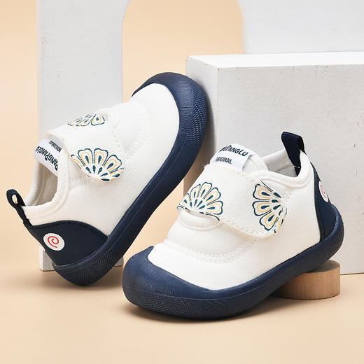 春季学步鞋6个月-3岁2软底防滑婴幼儿鞋不掉跟宝宝春秋季透气鞋子 商品图1