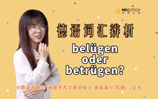 belügen和betrügen什么区别 商品图0