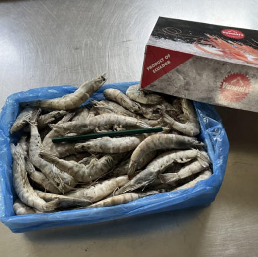 南美白对虾40-50一盒3斤 商品图2