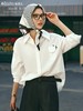 欧芮儿法式米白色衬衫女春日2024新款刺绣长袖衬衣气质上衣高级感 商品缩略图0