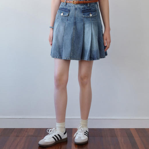 TeenieWeenie小熊牛仔半身裙女夏季女装TTWJ242301P 商品图0