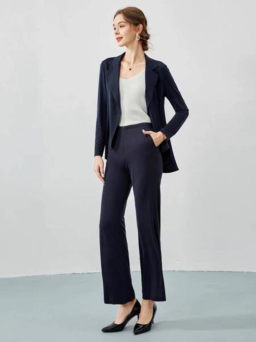 A7053      高端气质职业通勤收腰显瘦西装两件套套装（特价不退换） 商品图0