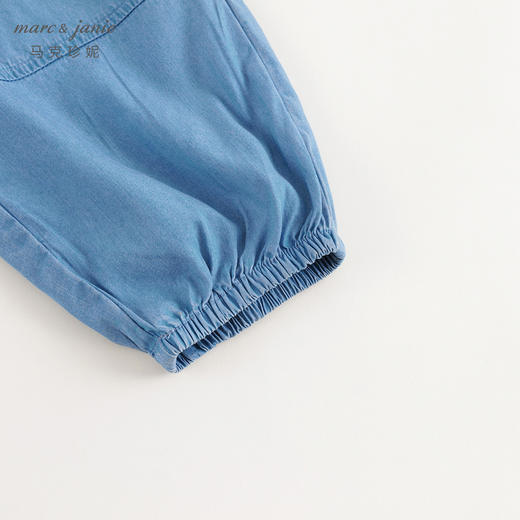 马克珍妮男童凉感防晒天丝牛仔裤儿童裤子防蚊裤春夏新款240815 商品图5