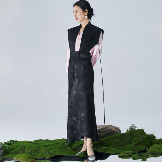 扶摇 淡雅气质新中式套装复古时髦女装 商品图2