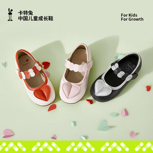 卡特兔女童小皮鞋春秋软底英伦风礼服演出鞋宝宝公主鞋机能鞋 商品图4