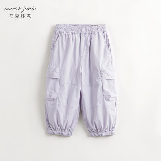 【吸湿速干】马克珍妮男女童工装运动速干裤束脚裤春装新款240277 商品图3