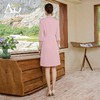AD时尚西装百褶裙2024早春新款粉色连衣裙气质女神范职业装正装裙 商品缩略图4