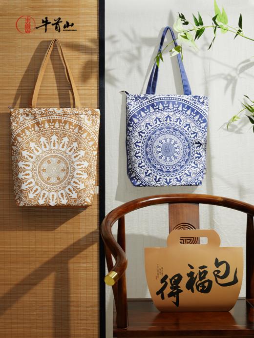 牛首山文创得福包国潮绒布男女包南京文化旅游纪念品生日礼物礼品 商品图5
