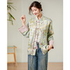 丁摩新中式国风32姆米重磅真丝上衣女春季2024新款设计感气质唐装外套ALF2479 商品缩略图3