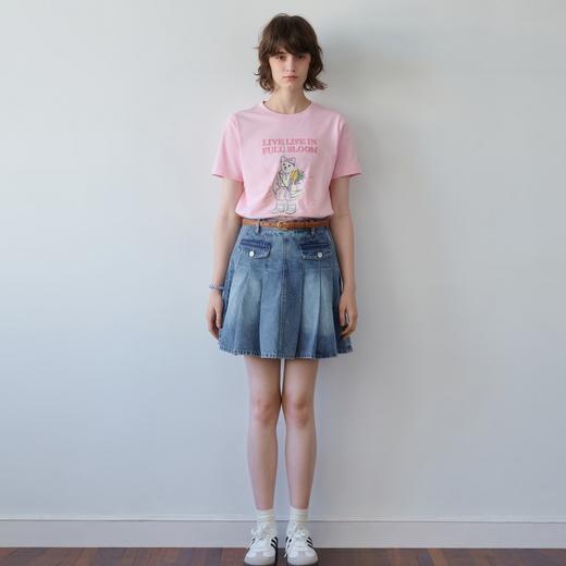 TeenieWeenie小熊牛仔半身裙女夏季女装TTWJ242301P 商品图1