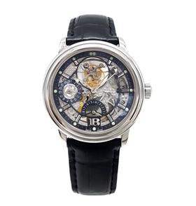 【95新正品】宝珀 BLANCPAIN 手动机械8日长动力38MM男表 陀飞轮 动力储存显示 140421NJ05