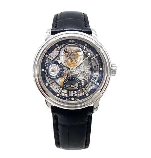 【95新正品】宝珀 BLANCPAIN 手动机械8日长动力38MM男表 陀飞轮 动力储存显示 140421NJ05 商品图0