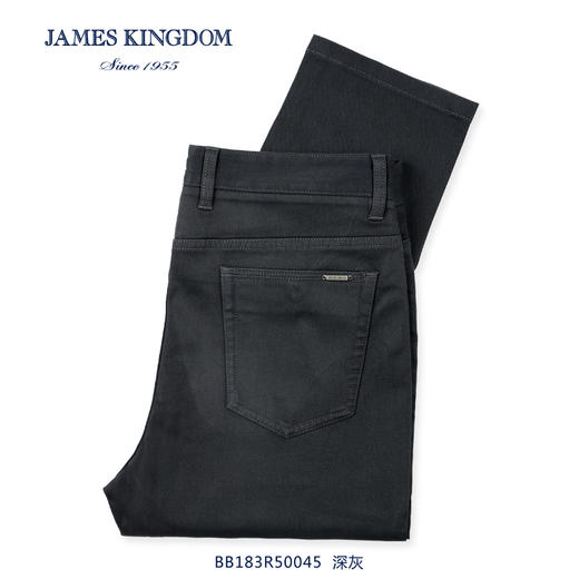 【含羊毛+棉】占姆士男士羊毛混纺裤子秋冬厚款男士休闲裤 商品图1