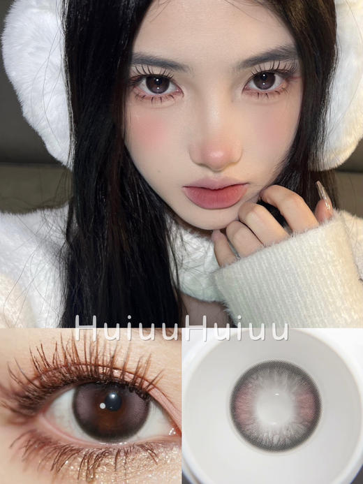 【大直径】PFGIRLCON-半熟蜜桃-14.5mm【半年抛 0-800度 含有525/575】着色13.7mm 商品图0